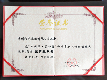 2017“中國夢.勞動美”大會で優(yōu)秀組織賞を獲得 